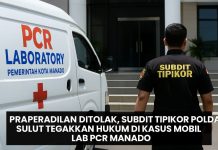 Praperadilan Ditolak, Subdit Tipikor Polda Sulut Tegakkan Hukum di Kasus Mobil Lab PCR Manado