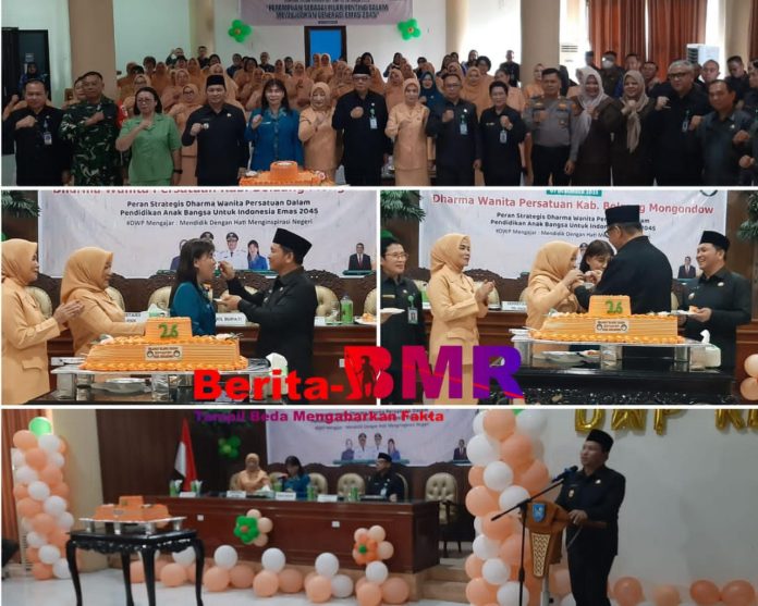 Wabup Dony Lumenta Apresiasi Peran Dharma Wanita Persatuan Bolmong di Peringatan HUT ke-26