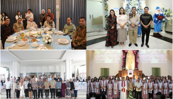 Safari Natal Wali Kota dan Wawali ke Gubernur Sulut