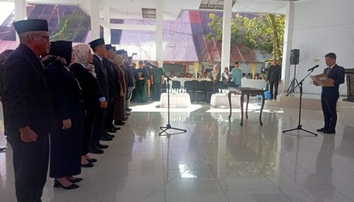 Wakil Wali Kota Kotamobagu Lantik 18 Pejabat Tinggi Pratama, Tekankan Integritas dan Pelayanan Publik