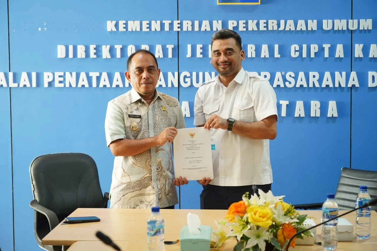 Bupati Bolmong Perkuat Akses Air Bersih, Tandatangani Nota Kesepakatan IPA SPAM Bendungan Lokal