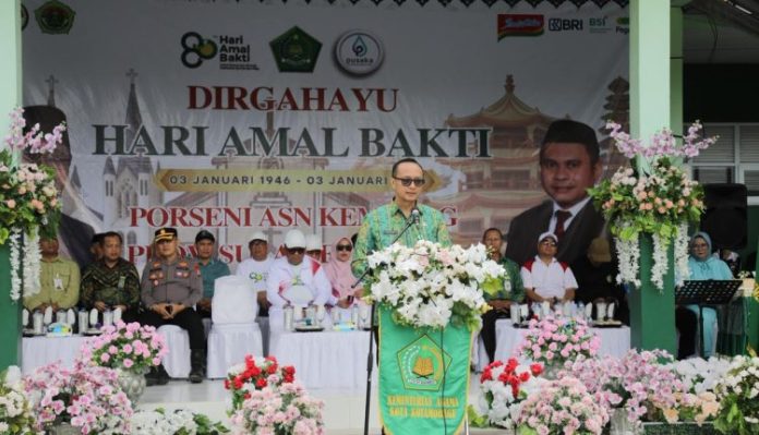 Sekda Kotamobagu Buka Porseni ASN Kemenag Sulut, Gaungkan Sportivitas dan Moderasi Beragama