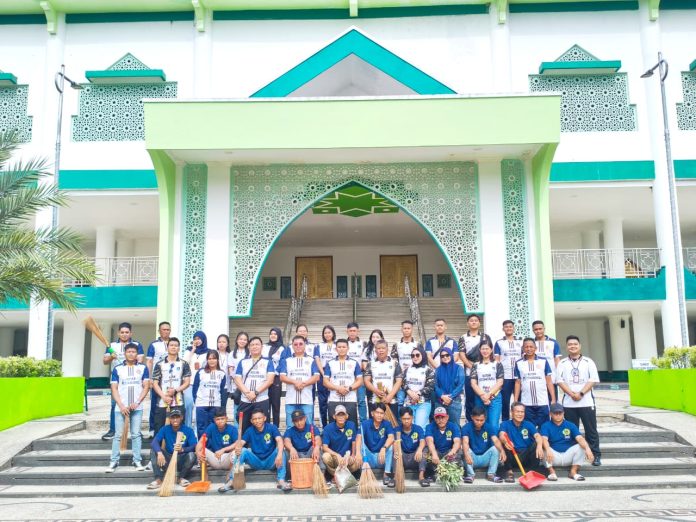 Sambut Ramadan 1447 H, Rutan Kotamobagu Bersih-Bersih Masjid, Perkuat Semangat Kebersamaan