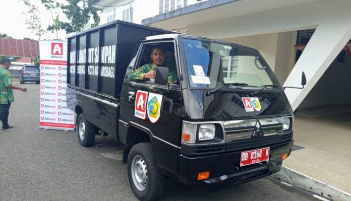 DLH Kotamobagu Perkuat Layanan dengan Tambahan Satu Unit Mobil Sampah