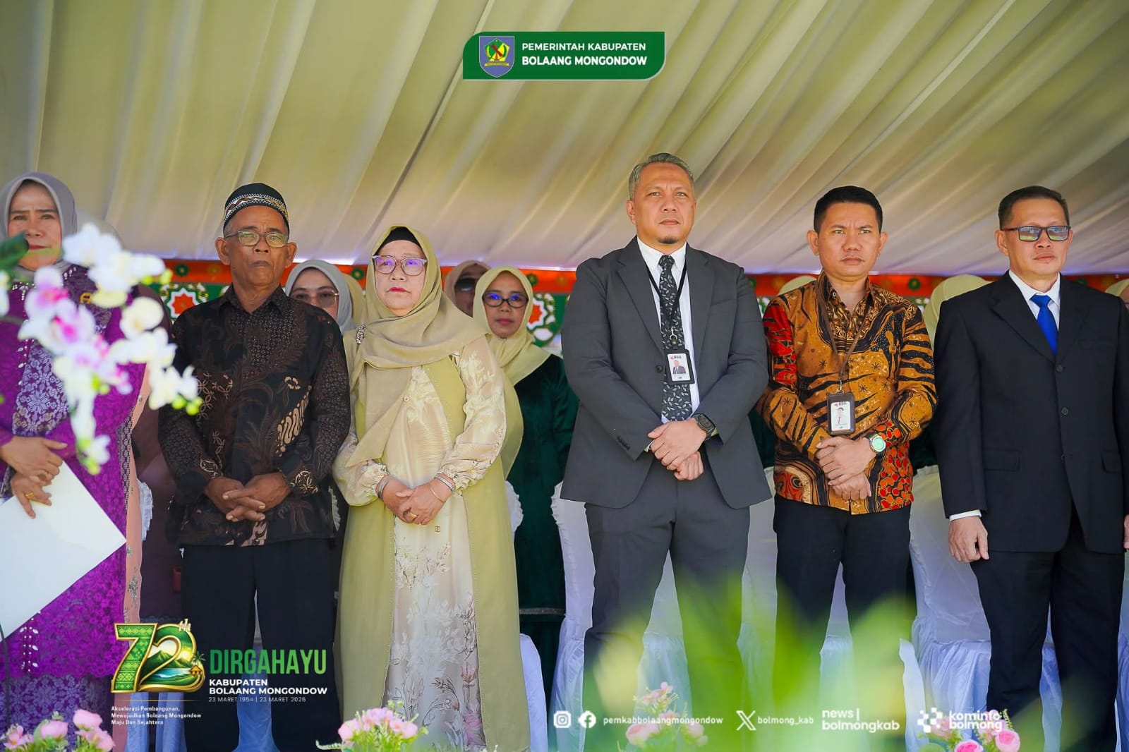 HUT ke-72 Bolmong, Yusra Alhabsyi Ajak Semua Elemen Bersatu Wujudkan Daerah Maju dan Sejahtera