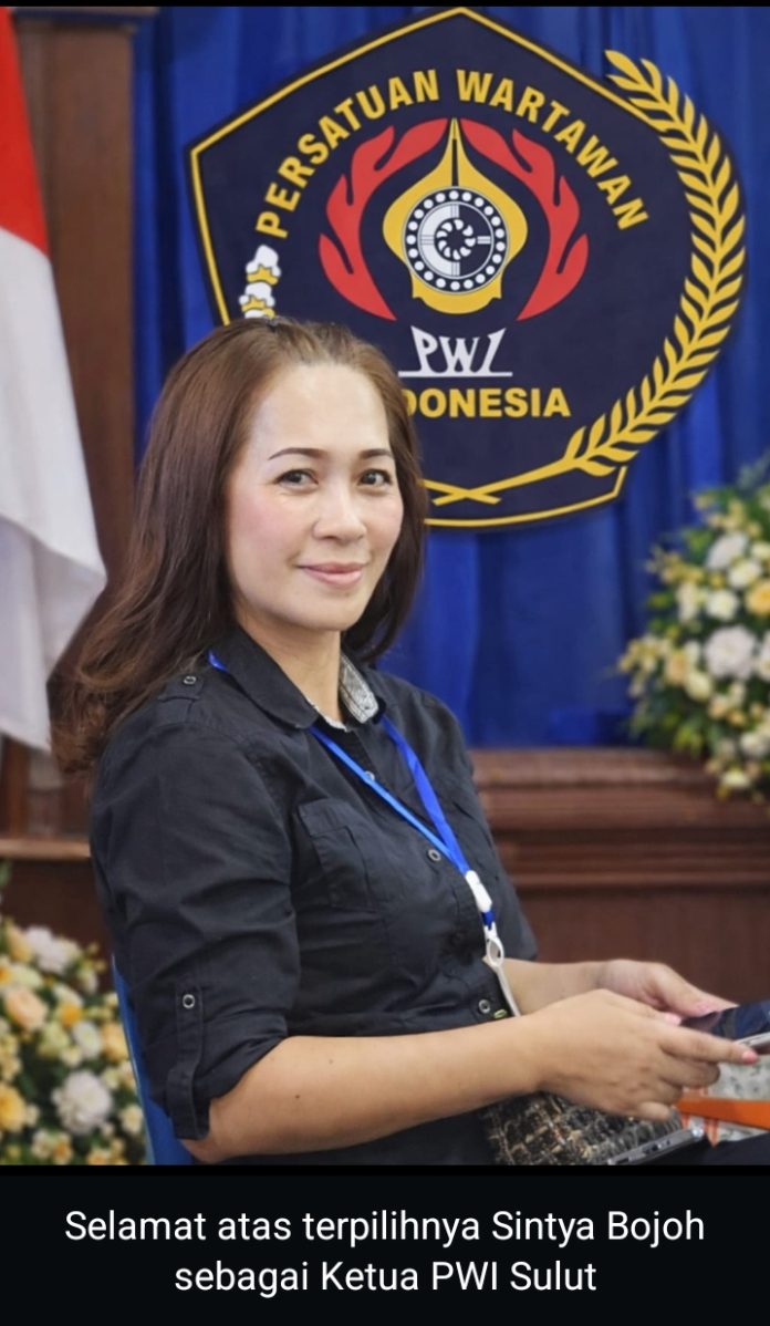 Langkah Srikandi di Dunia Pers: Sintya Bojoh Ukir Sejarah di PWI Sulut