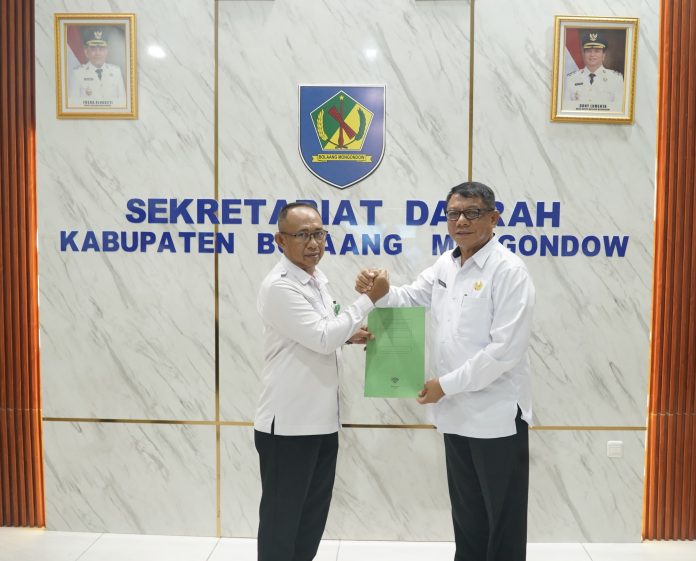 Renti Mokoginta Terima SK Plt Kaban BKD, Perkuat Arah Kebijakan Keuangan Bolmong