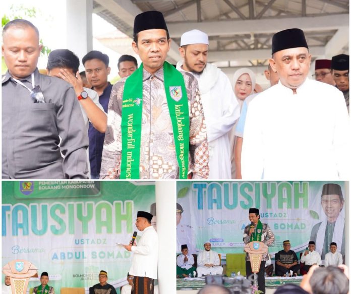 Bupati Yusra Alhabsyi Sambut Hangat Ustad Abdul Somad di Bolmong
