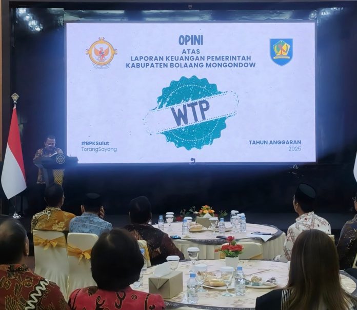 Kepemimpinan Yusra-Dony Kian Kokoh, Pemkab Bolmong Kembali Raih Opini WTP dari BPK RI