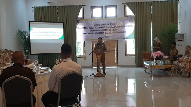 Bupati Yusra Alhabsyi Sambut Kajari Kotamobagu, Perkuat Mitigasi Risiko Hukum di Lingkup Pemda Bolmong