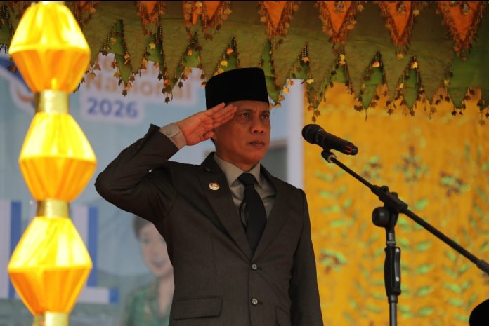 Wali Kota Weny Gaib Pimpin Upacara Peringati Hardiknas 2026