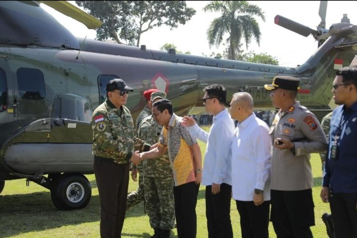 Wali Kota Kotamobagu Sambut Kunker Menhan RI Sjafrie Sjamsoeddin