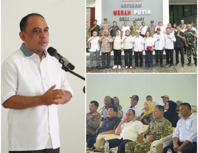 Bupati Yusra dan Wabup Dony Hadiri Peluncuran 1.061 Koperasi Merah Putih