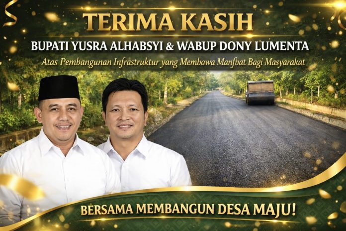 Warga Kosio Induk Apresiasi Kepemimpinan Yusra-Dony, Jalan Lorong Moyogang Kini Mulus dan Nyaman