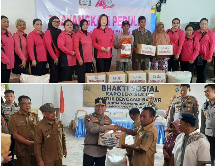 Bupati Yusra Alhabsyi Sambut Kepedulian Kapolda Sulut untuk Korban Banjir Bandang di Bolaang