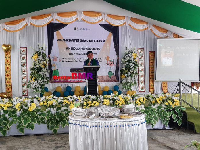 Bupati Yusra Alhabsyi Hadiri Penamatan Siswa MIN 1 Bolmong, Tekankan Pentingnya Ilmu dan Akhlak di Era Digital