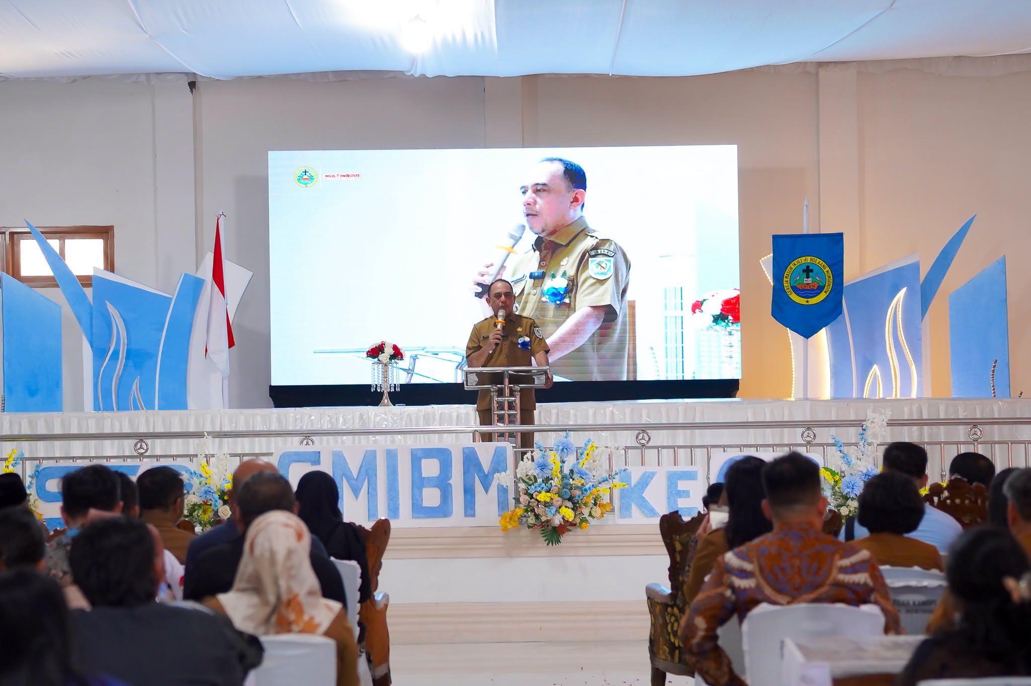 Bupati Yusra Alhabsyi Dampingi Gubernur Sulut Buka Sidang Sinode GMIBM ke-60