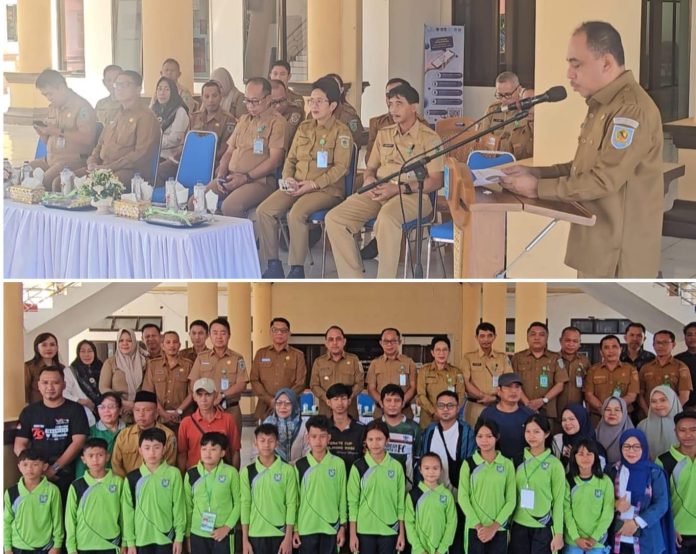 Bupati Yusra Alhabsyi Lepas Kontingen O2SN Bolmong ke Tingkat Provinsi, Titip Pesan Jaga Sportivitas dan Harumkan Nama Daerah