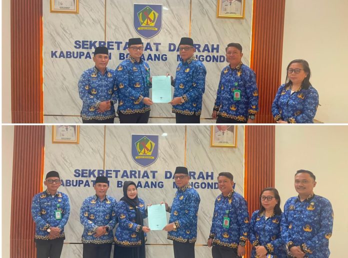 Usai Pimpin Apel Korpri, Sekda Bolmong Serahkan SK Plt Kepala Sekolah