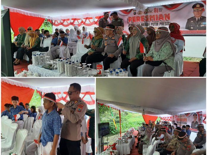 Waka Polres Kotamobagu Hadiri Peresmian Jembatan Merah Putih Presisi, Ikuti Arahan Presiden Prabowo Secara Virtual