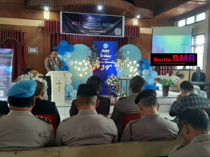 Sambangi Gereja Advent, Kapolres Kotamobagu Ajak Perkuat Toleransi dan Kerukunan